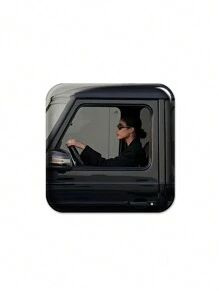 Customizable Square Image And Text Content Personalized Badge, Memorial Festival Party Wedding Brooch Pin, Upload Custom Content Lapel Pin