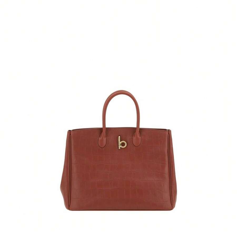 Burberry Tote Women's Bag - 紅色 - 查看 1