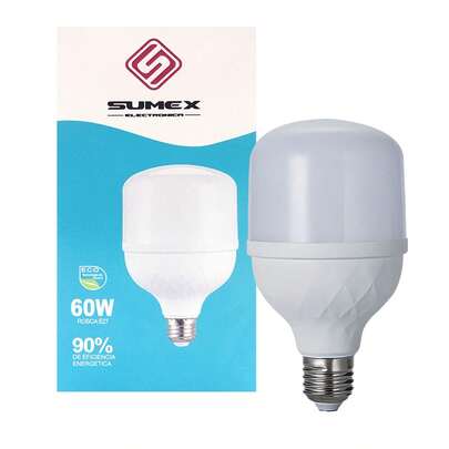 1/6/10 pieza E27 Bombilla LED 5W/10W/15W/20W/30W/40W/50W/60W , foco de alta potencia LED, luz blanca 6500k, 30000 horas de vida útil, no regulable, casquillo estándar E27, para almacén, taller o garaje.