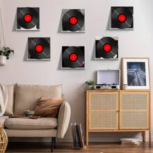 Mensole in acrilico da parete, mensole pensili per piante di arredamento, mensole galleggianti per la stanza da letto, il soggiorno, l'ufficio e la stanza dei giochi - trasparente - Visualizzare 2