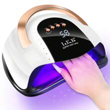 LKEnail 268W UV LED Lamp, SUN S2 Pro Fast Dryer, Curing Light With 57 LED Beads, LCD Touch Screen Auto Sensor Lamp Nail Art Tools