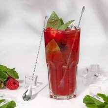 6 Pcs 12 Inch Bar Mixing Spoon Cocktail Spoon Stainless Steel Bar Long Spoon With Spiral Pattern Rose Gold - 玫瑰金 - 查看 7