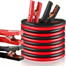 "6M 1200Amp Heavy Duty Booster Cables - Professional Jump Leads For Cars, Colour Coded & Anti-Tangle - 12251857 - View 1