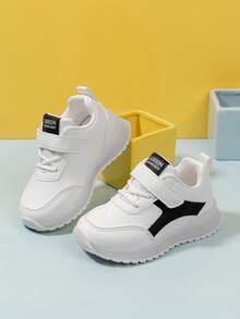 Zapatos deportivos con luces para niños, nueva temporada primavera/otoño 2026 - Blanco y Negro - Ver 6