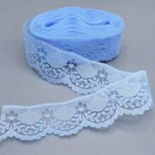 10 码/卷手工新娘扇形花边饰边、DIY 工艺品用品、礼盒装饰、花束包装 - 彩色 - 查看 12