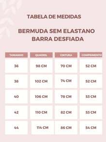 Bermuda Jeans Without Elastane/High Waist/Premium Line - 藍色 - 查看 2
