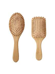 Home Shun Hair Beauty Wooden Airbag Comb, Massage Comb, Handheld Labor Saving Round Head Bamboo Teeth Not Hurt Hair Ladies Long Hair Home Rubber Air Cushion Comb Gift, Wear Resistant, Massage Large Comb, Long Hair Massage Comb, Anti-Static Airbag Wooden Comb.