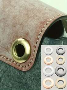 2/4个行李箱配件金属孔眼,DIY珠宝装饰肩带链条螺丝扣,空心扣,DIY钱包制作 - 彩色 - 查看 6