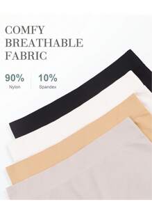 4 sztuki/zestaw bezszwowych, luźnych, wysokich spodni ochronnych