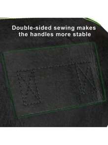 1pc Non-Woven Fabric Reinforced Grow Bag For Planting, Thickened Green Cultivation Nursery Bucket With Handle