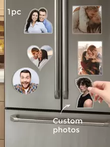 1/2 piezas de imanes personalizados para nevera de acrílico con foto, imanes de nevera personalizados, tamaño: 5 cm, 6 formas/estilos, imanes con foto, imanes de nevera lindos, imanes de nevera resistentes, multifuncionales, decorativos, antihongo, reutilizables, adorables, de alta calidad, coloridos, modernos, personalizados, únicos, regalos ideales para él, regalos ideales para ella, ella, novio, novia, papá, mamá, familia, amigos, hijo, hija, estudiantes escolares