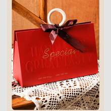 1 件便携式礼品盒包装盒适用于婚礼伴娘，INS 风格空盒，适用于礼物、零食和送给朋友和家人的礼物