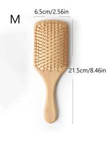 Home Shun Hair Beauty Wooden Airbag Comb, Massage Comb, Handheld Labor Saving Round Head Bamboo Teeth Not Hurt Hair Ladies Long Hair Home Rubber Air Cushion Comb Gift, Wear Resistant, Massage Large Comb, Long Hair Massage Comb, Anti-Static Airbag Wooden Comb.