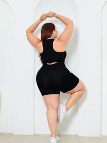 Conjunto Top e Shorts  Plus size  Academia Los Angeles