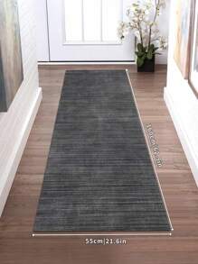 1pc 850g/㎡ Crystal Velvet Bohemian Style Long Carpet, Living Room/Bedroom Luxury Retro Abstract Area Rug, Non-Slip & Easy To Clean Bedside Rug Doormat