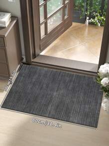 1pc 850g/㎡ Crystal Velvet Bohemian Style Long Carpet, Living Room/Bedroom Luxury Retro Abstract Area Rug, Non-Slip & Easy To Clean Bedside Rug Doormat