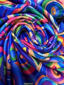 Women's Plus Size V-Neck Long Sleeve Circle Dress - Elegant Midi Dress With Flowy Skirt, Casual Office & Party Dress, Classic A-Line Spring Dress,Fashion Orange Plus Size Dresses