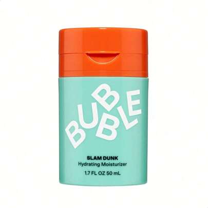 Bubble Skincare Slam unk Crema facial hidratante para piel seca, con vitamina E + jugo de aloe vera para una tez brillante, cuidado de la piel con protección contra la luz azul, 1.7 oz fl