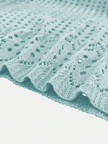 韩式圣诞休闲波西米亚风节日派对复古女装复古风可爱机场街头服饰乡村演唱会套装毛衣套装女装角色扮演万圣节服装2025年万圣节性感女巫服装秋季外出女装返校服装Y2K乡村演唱会服装女装秋季连衣裙女装冬季服装哥特系列露肩蝴蝶结高腰紧身性感沙滩度假镂空针织套装 - 淺藍色 - 查看 6