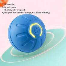 Automatic Pet Interactive Jumping Ball, Smart Dog Chasing Toy, Auto Walkable Dog Exercise Puzzle - Multicolor - View 4