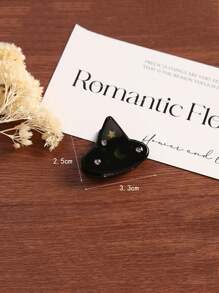 3cm/1.18inch & 6cm/2.36inch Mini Ladies Multi-Colored Acetic Acid Hollowed-Out Claw Clip, Kawaii Cartoon Hair Claws Decor,Cute And Sweet Anime-Style Clips With Various Patterns, Suitable For Various Scenes,Suitable For All Seasons Commute Wear,Cos,Decorative,Party,A Good Choice For Family And Friends