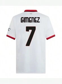 Jersey Milan Gimenez 7 2025 - Blanco - Ver 1
