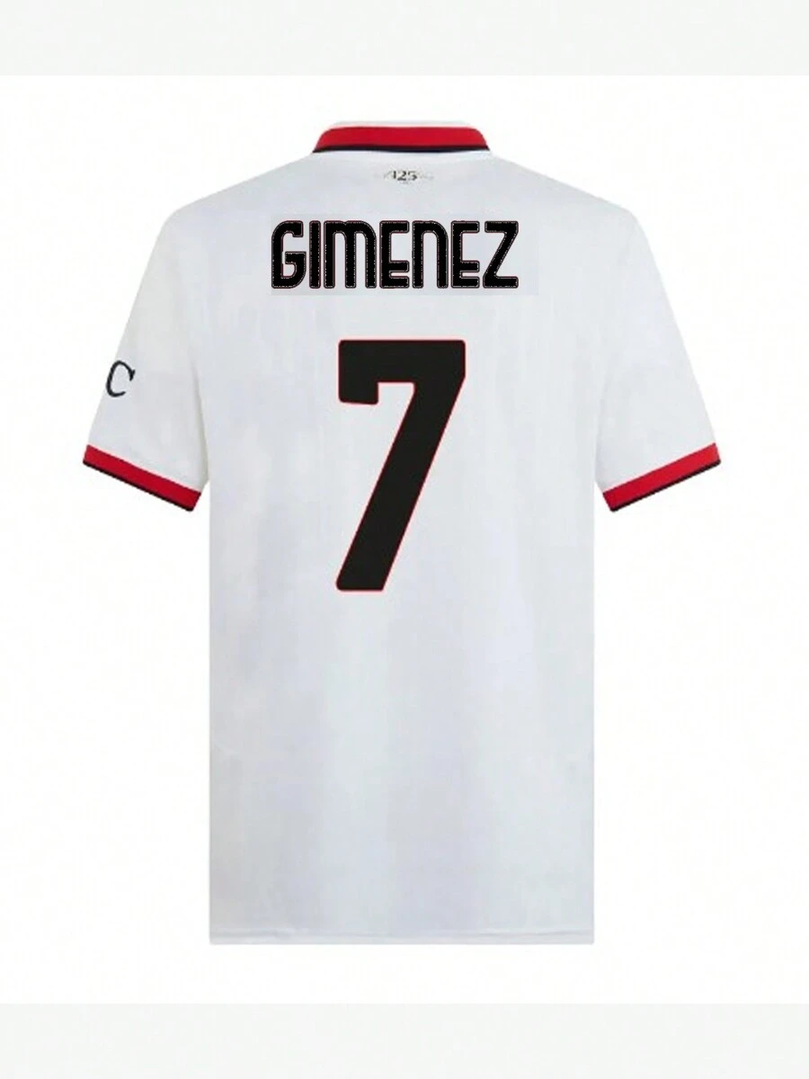 Jersey Milan Gimenez 7 2025 - Blanco - Ver 1