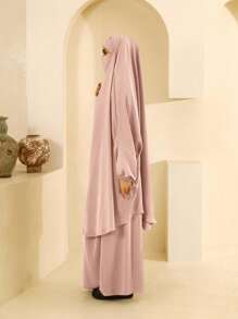 1 chiếc khăn trùm đầu rộng rãi cho nữ Abaya có bo chun, phù hợp với mọi vóc dáng, thoải mái khi mặc hàng ngày - Nhiều màu - Xem 18