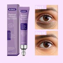 KOEC Retinol Firming Eye Cream,Deep Moisturing Eye Serum For Dark Circles And Puffiness, Reduces Wrinkles And Fine Lines,Anti-Aging Eye Treatment Whitening Cream