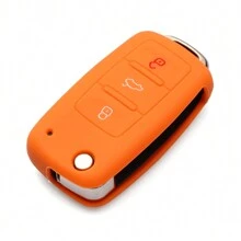 Silicone Key Case For VW Polo Passat B5 Golf 4 5 6 Jetta Mk6 Tiguan Golf CrossFox Plus Eos Scirocco Car Key Cover