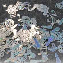 100 件/200 件/300 件闪亮迪斯科纸彩纸，独特的激光设计，迪斯科球主题装饰适用于夜总会、生日派对、婚礼、舞台，可用于 DIY 相框、礼品盒和其他工艺品派对礼品房间装饰新娘