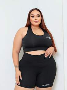 Conjunto Top e Shorts  Plus size  Academia Los Angeles