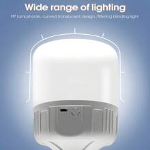 Lámpara portátil recargable por USB para camping al aire libre, luz de emergencia LED de alto poder con gancho, linterna para tiendas de campaña, luz nocturna