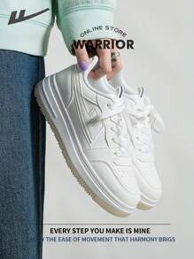WARRIOR Warrior Women's Skateboarding Shoes Spring And SummerLightweightComfortableBreathableModest Style Casual Yet SleeksneakersApplicable Throughout The Yearwear-ResistingAll-Day WearTraining SneakersRunning ShoesLittle White Shoes