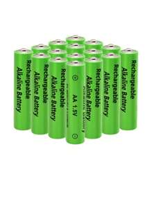 4/8/16 szt. akumulatorów AA/AAA o dużej pojemności 1,5 V, ładowanych przez USB, to trwałe i wydajne rozwiązanie do zabawek elektronicznych, pilotów, wyświetlaczy i szczoteczek elektrycznych (ten akumulator nadaje się wyłącznie do ładowania za pomocą tej ładowarki)