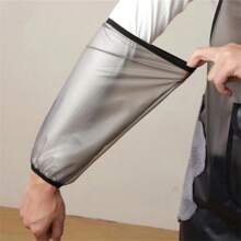 Fundas protectoras impermeables y a prueba de aceite, de unicolor, para trabajos de seguridad, para adultos y estudiantes, de longitud larga, unisex