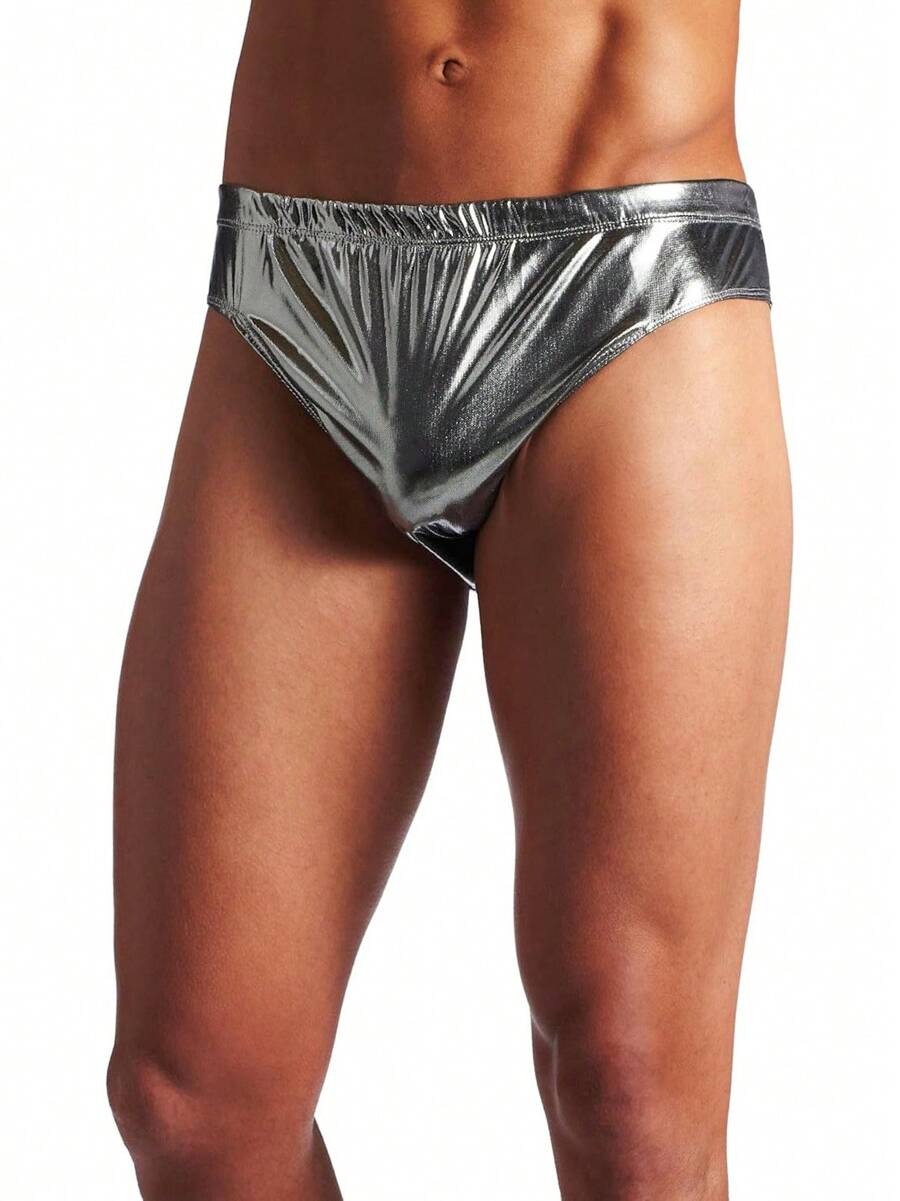Intimo Mens Silver Bikini Brief Underwear - Bạc - Xem 1