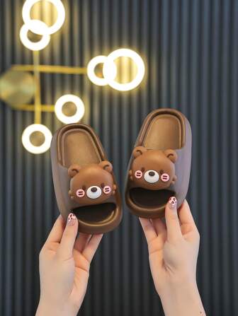 儿童卡通可爱防滑室内拖鞋，家用浴室淋浴拖鞋，EVA材质，夏季