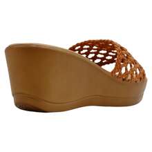 Sandalias con plataforma Exterior Piel vegana Color Café Para Mujer De RBCOLLECTION - Café integral - Ver 4