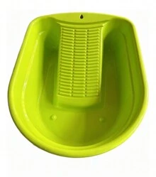 Lavadero Portatil De Plastico Con Tina, Para Lavar Ropa 10l - Verde - Ver 1