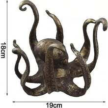 Vintage Nautical Octopus Coffee Mug And Tea Cup Holder - Perfect For Beach House Kitchen And Bar Decor - Default - View 3