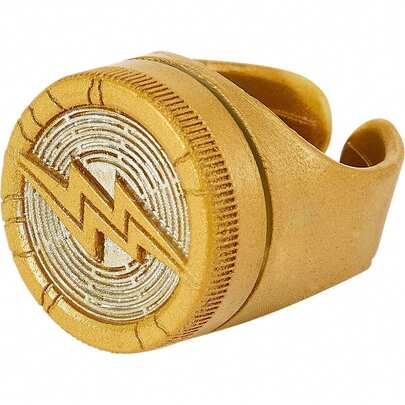 Santa Clara Flash Ring For Kids - Officially Licensed DC Comics Costume Accessory - Ideal Costume Accessory For Parties And Carnival - Flash Ring - Durable And Lightweight Material - Costume Accessory For Fans