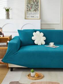 1PC Jacquard Sofa Cover, Living Room Short Plush Sofa Cover, Pet Elastic Sofa Cover, Home Decoration