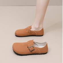 2025 Spring New Women Shoes, Polyurethane Sole Casual Slip-On Loafers For Home & Street Wear, Available In 3 Colors