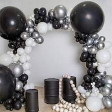 36 Inch Large Latex Balloon In Red, White, Black, Yellow, And Pink Are Suitable For Birthday Parties, Graduation Parties, Proposals, Anniversaries, Weddings, Large-Scale Events, Bridal Showers, Valentine's Day, Halloween, Christmas, And New Year's Eve - Multicolor - View 8