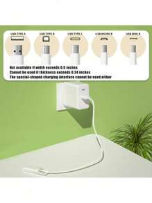 Cable Protector Sleeve Set For Phone Charger, 10 Packs - Cable Saver For Fraying Prevention And Disconnection Protection - Multicolor - View 2