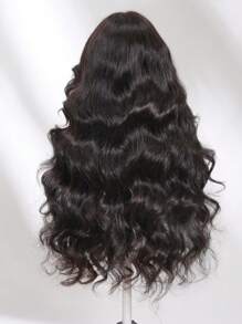 UNice Wigs Curtain Bangs Fluffy Black Fluffy Pre Cut Pre Bleached Pre Plucked 7x5 Bye Bye Knots Lace Front Wig Natural Loose Wave Wig Wear Go Glueless Wig Lace Closure Wigs For Women UNICE Hair