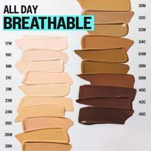 Clio Kill Cover Founwear Cushion The Original I 20 Shades, Korean Cushion Foundation, Cushion Make Up, Full& High Coverage, Airy Satin, Natural Matte Finish Look (17W CREAM SHELL, One Size)