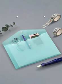 5/10 Stücke A4 dicke Kunststoff-Aktenordner, transparente Snap-Datei Schülerdokument Aufbewahrungstaschen, A4 Aktenordner, PP transparente Kunststoff-Snap-Plastik-Dateitaschen, Makronen bunte wasserdichte Datentaschen, Schulanfang, Schulmaterial