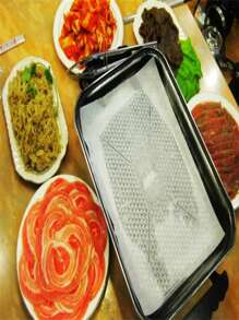 50pcs Baking Paper Sheets, Reusable Non-Stick Silicone Coated Oven Paper Liners For Baking, Grilling And Roasting - White - View 6